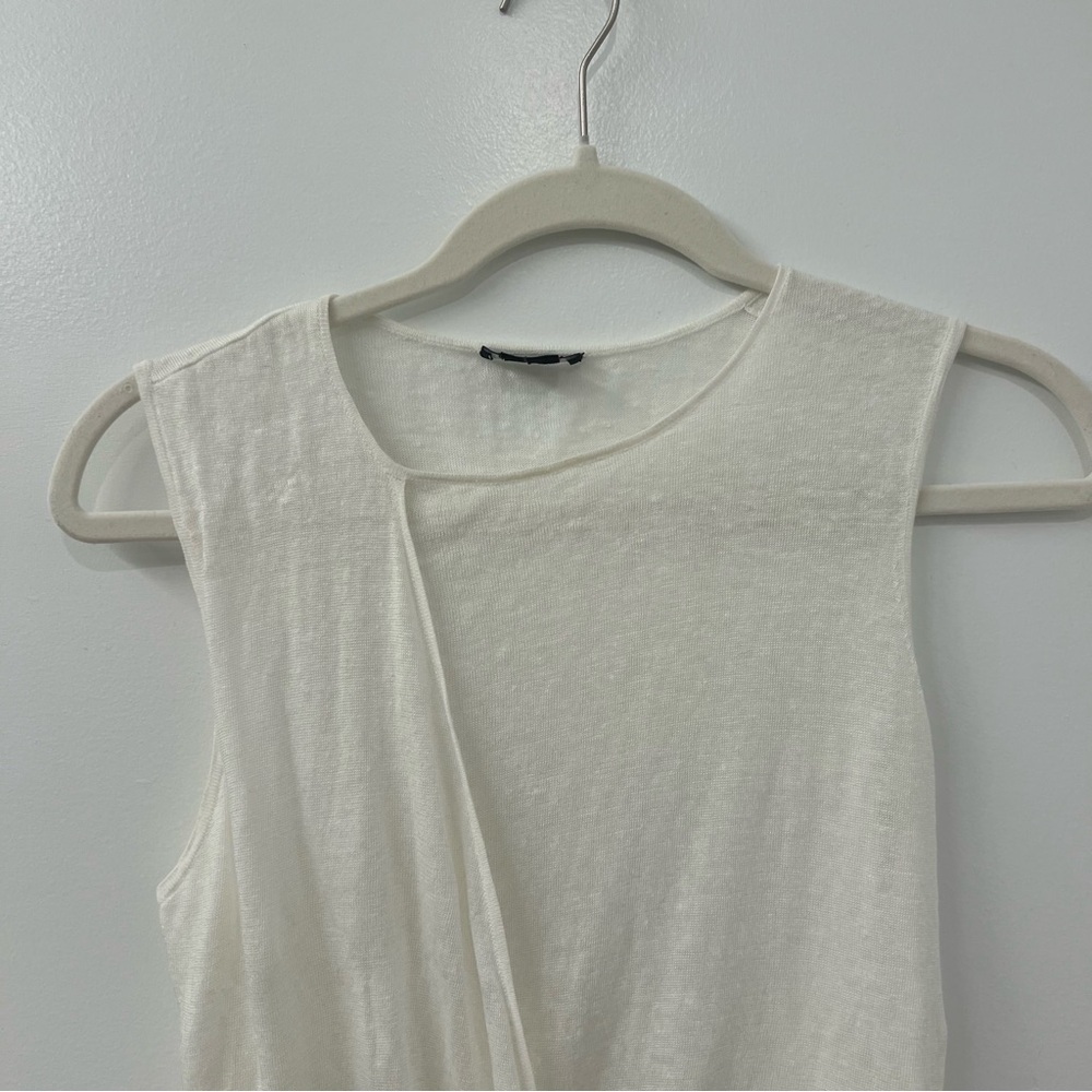 Theory Listree Linen Top - Picture 3 of 7